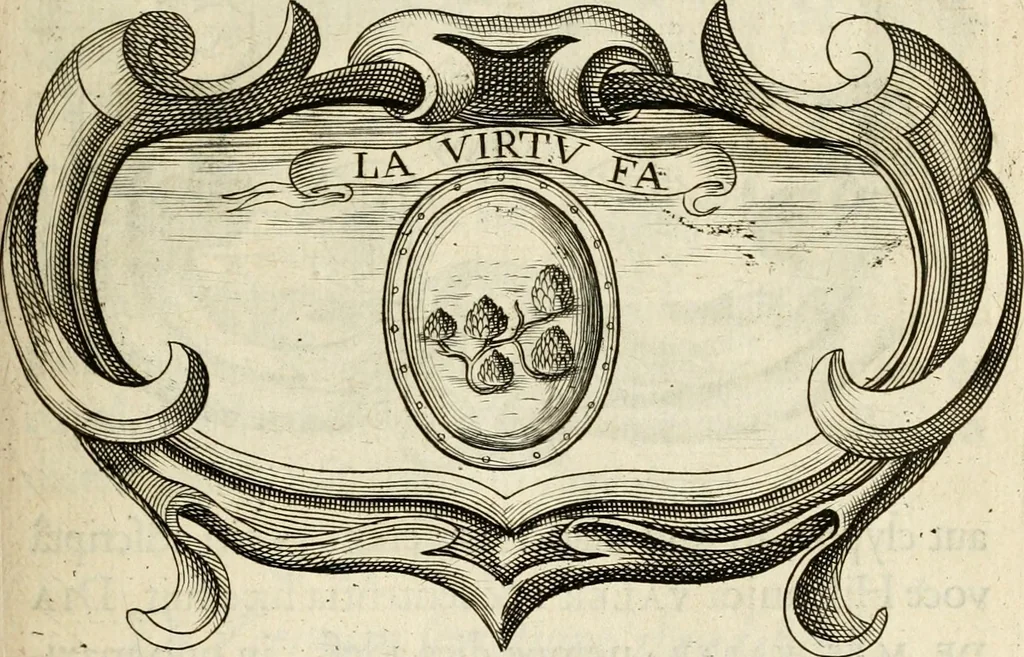 An illustration from De symbolis heroicis libri IX, 1634, leaf 218