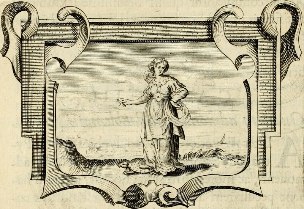 An illustration from De symbolis heroicis libri IX, 1634, leaf 247