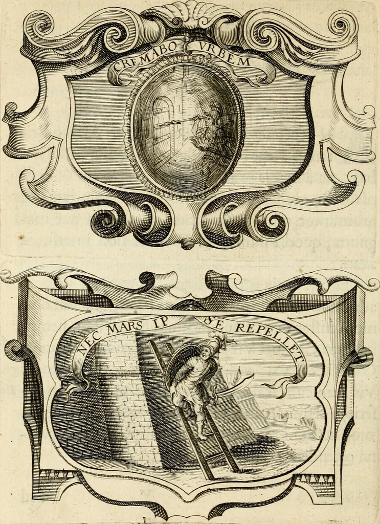 An illustration from De symbolis heroicis libri IX, 1634, leaf 255
