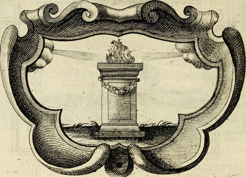 An illustration from De symbolis heroicis libri IX, 1634, leaf 273