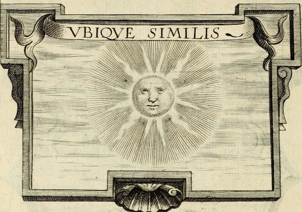 An illustration from De symbolis heroicis libri IX, 1634, leaf 277