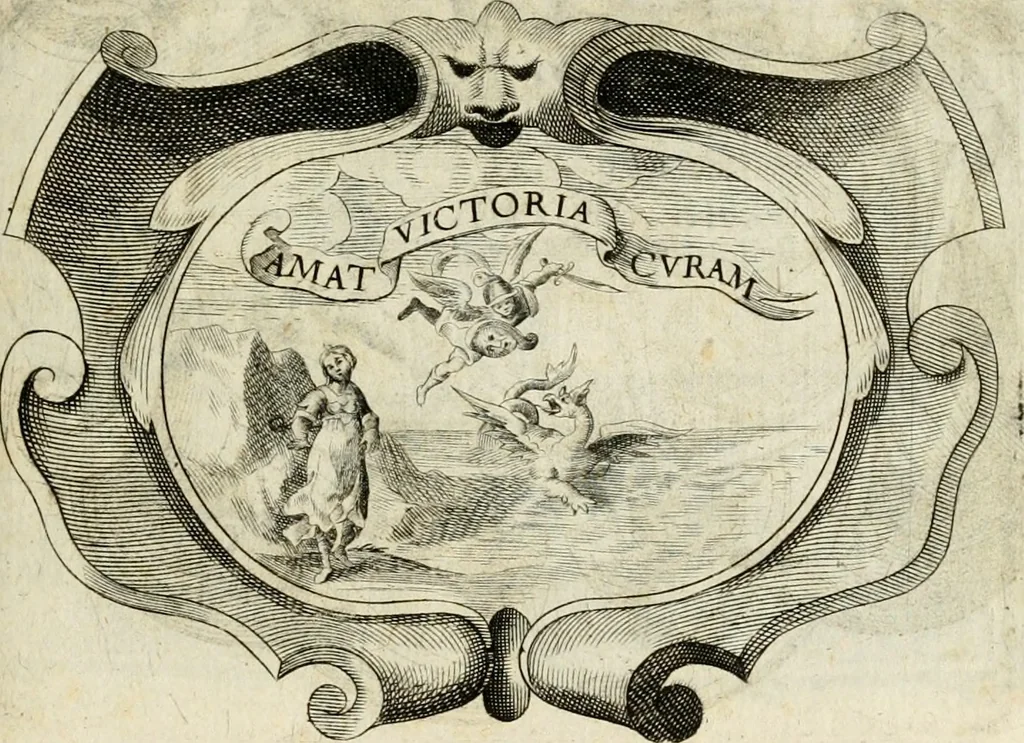 An illustration from De symbolis heroicis libri IX, 1634, leaf 294