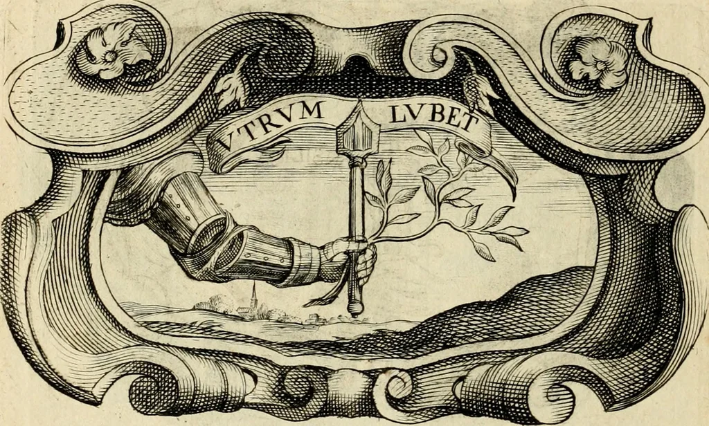 An illustration from De symbolis heroicis libri IX, 1634, leaf 307
