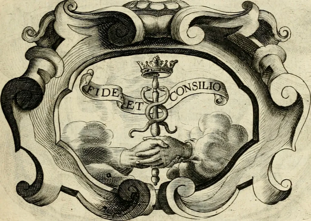 An illustration from De symbolis heroicis libri IX, 1634, leaf 308