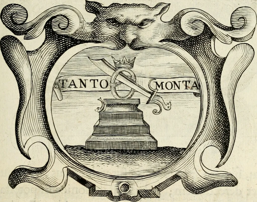 An illustration from De symbolis heroicis libri IX, 1634, leaf 316