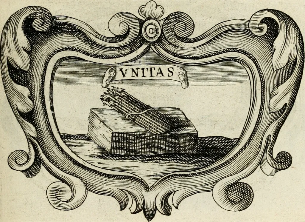 An illustration from De symbolis heroicis libri IX, 1634, leaf 318