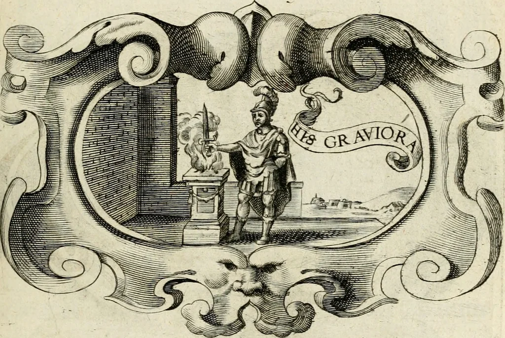 An illustration from De symbolis heroicis libri IX, 1634, leaf 320