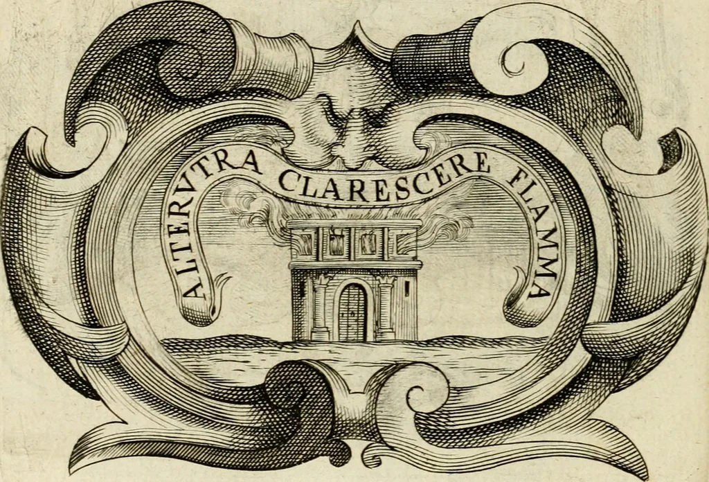 An illustration from De symbolis heroicis libri IX, 1634, leaf 321
