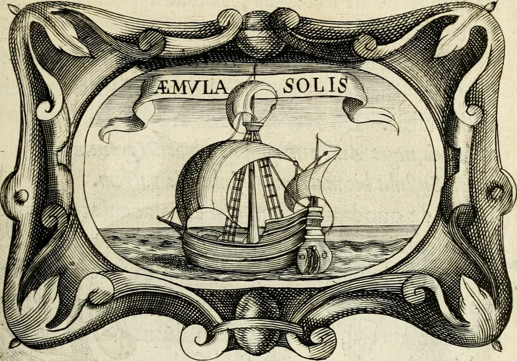 An illustration from De symbolis heroicis libri IX, 1634, leaf 322