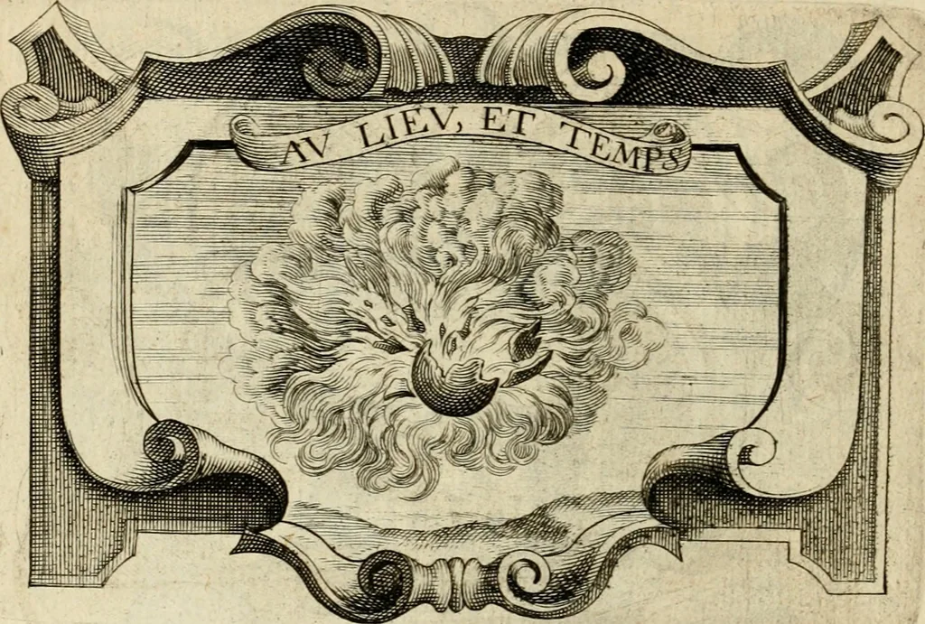 An illustration from De symbolis heroicis libri IX, 1634, leaf 337