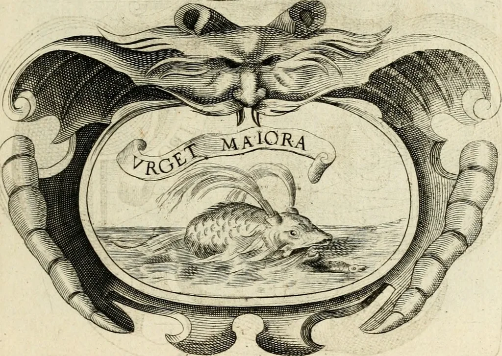 An illustration from De symbolis heroicis libri IX, 1634, leaf 350