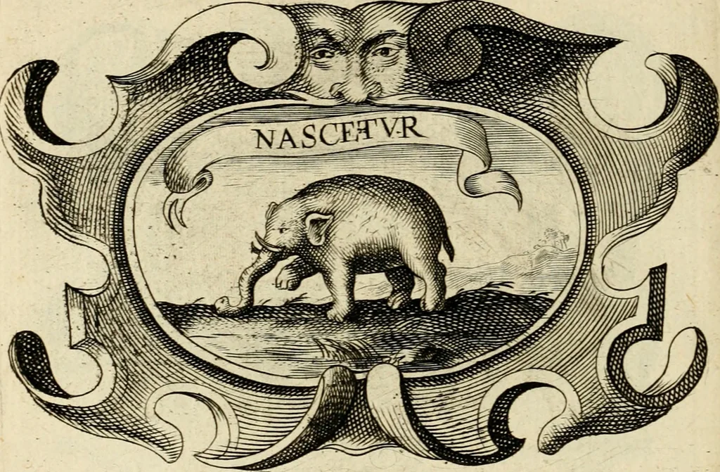 An illustration from De symbolis heroicis libri IX, 1634, leaf 353