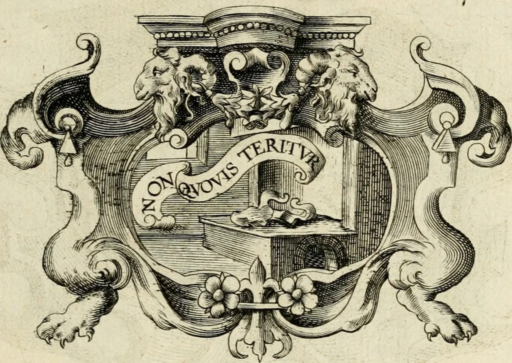 An illustration from De symbolis heroicis libri IX, 1634, leaf 354