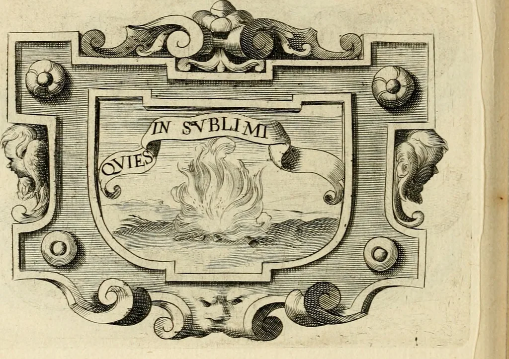 An illustration from De symbolis heroicis libri IX, 1634, leaf 355