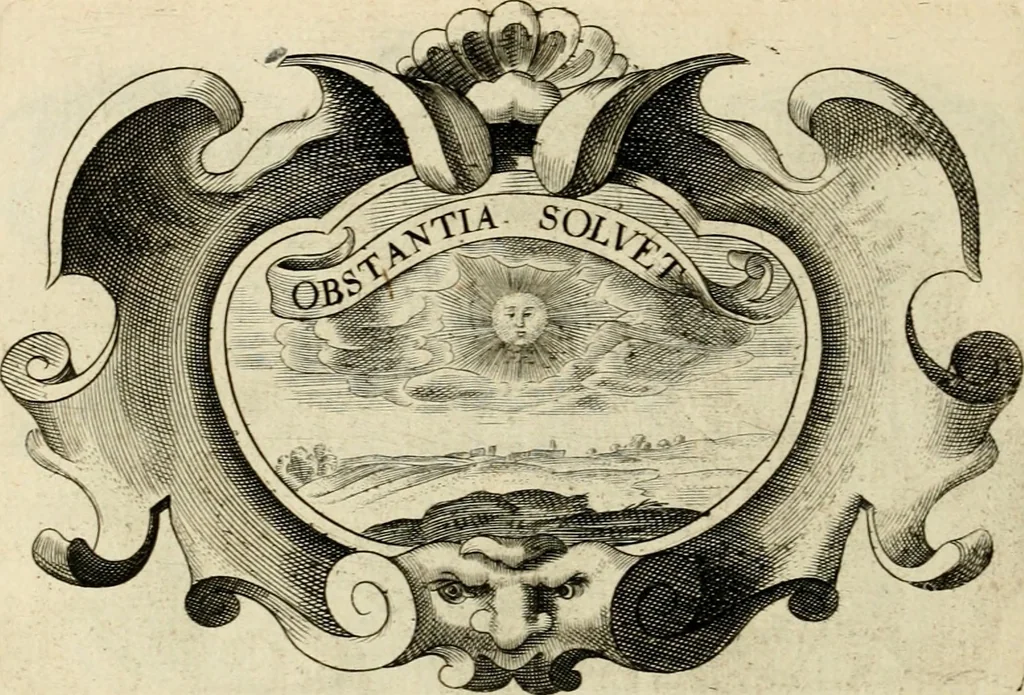 An illustration from De symbolis heroicis libri IX, 1634, leaf 357