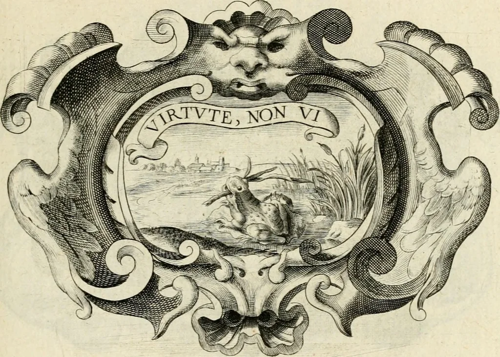 An illustration from De symbolis heroicis libri IX, 1634, leaf 364