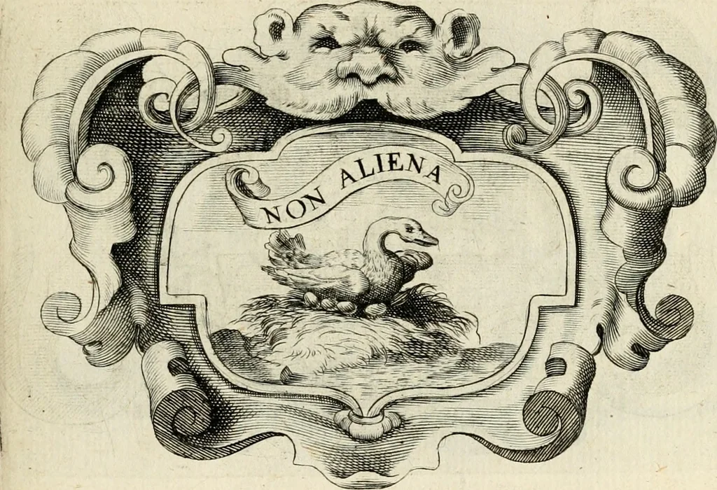 An illustration from De symbolis heroicis libri IX, 1634, leaf 368
