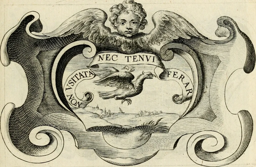 An illustration from De symbolis heroicis libri IX, 1634, leaf 372