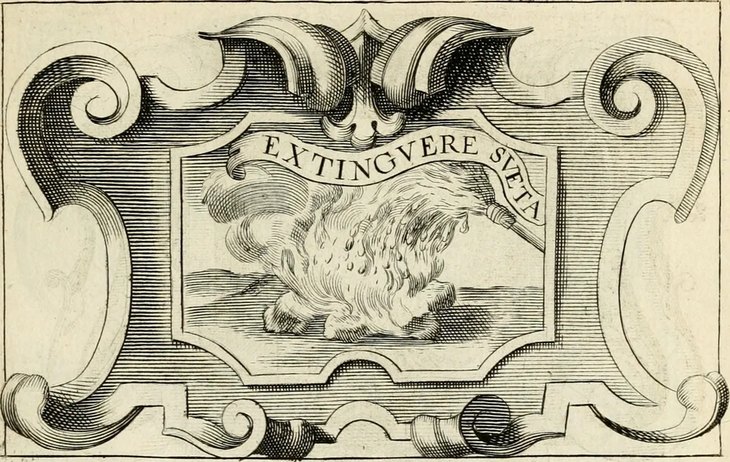 An illustration from De symbolis heroicis libri IX, 1634, leaf 376