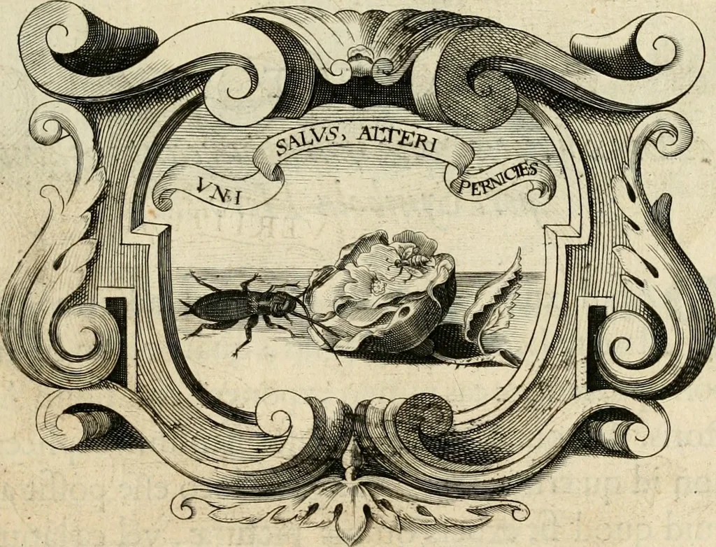 An illustration from De symbolis heroicis libri IX, 1634, leaf 390