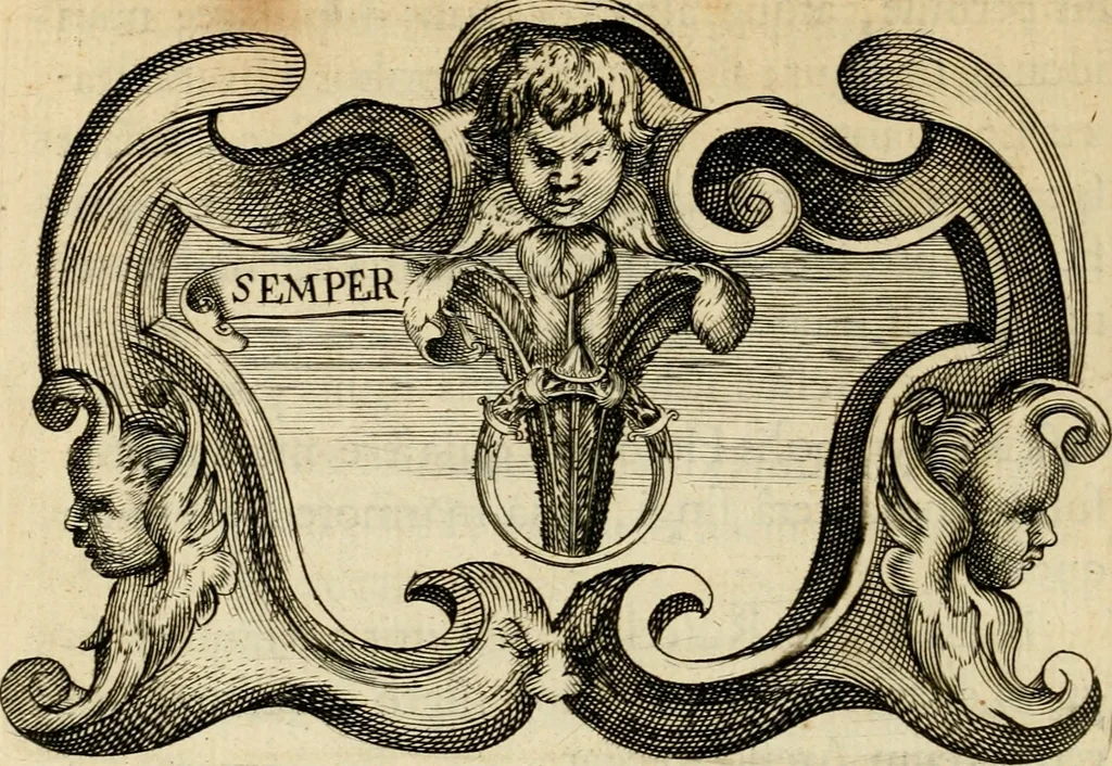 An illustration from De symbolis heroicis libri IX, 1634, leaf 397