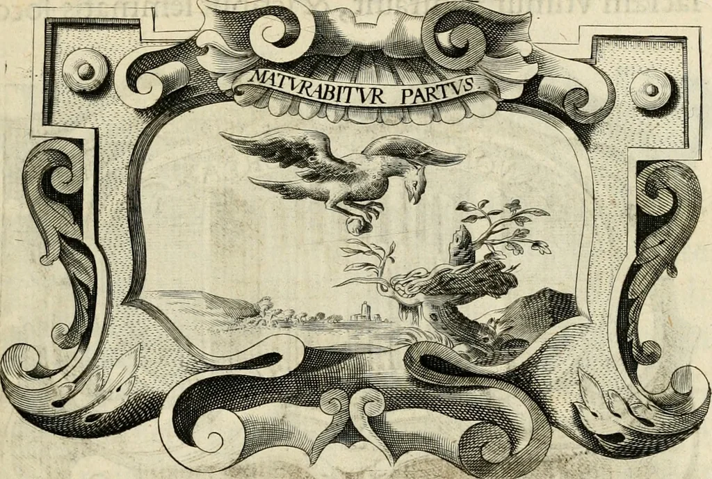 An illustration from De symbolis heroicis libri IX, 1634, leaf 414