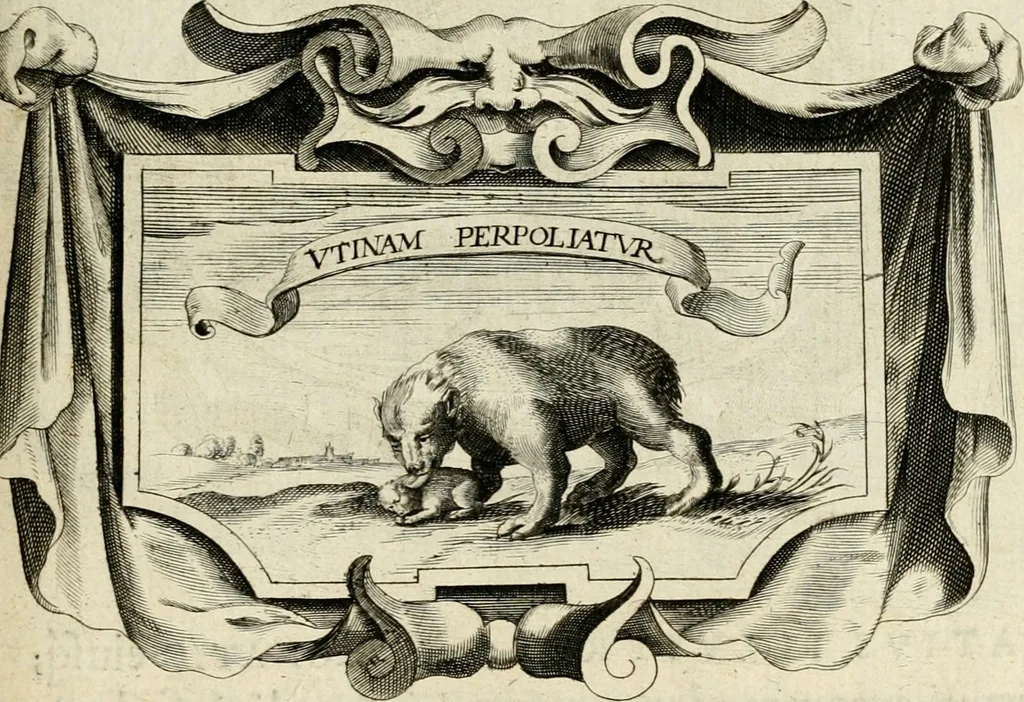 An illustration from De symbolis heroicis libri IX, 1634, leaf 442