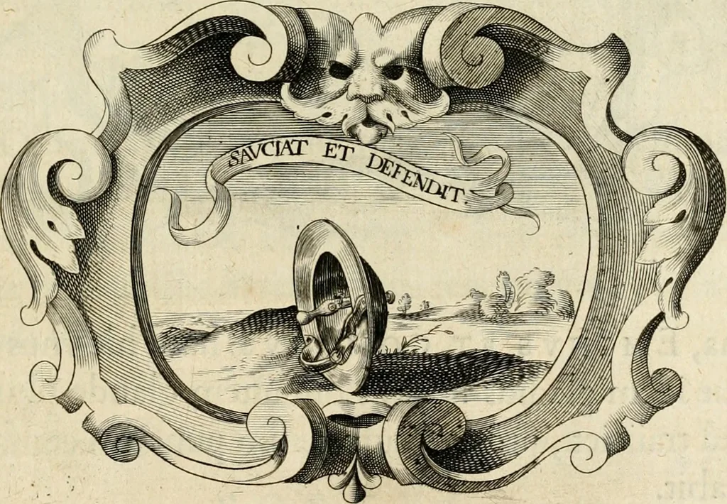 An illustration from De symbolis heroicis libri IX, 1634, leaf 474