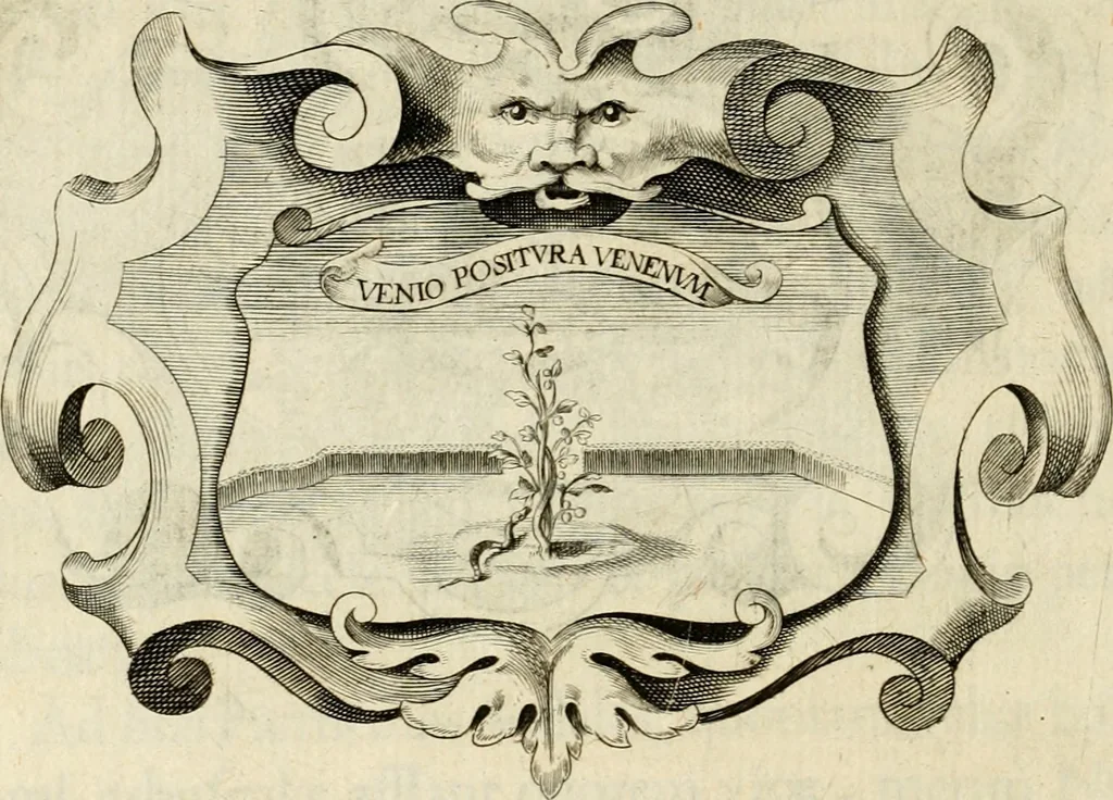An illustration from De symbolis heroicis libri IX, 1634, leaf 491