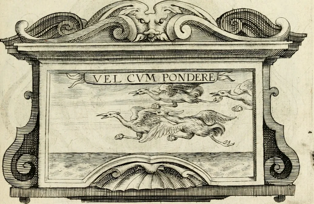 An illustration from De symbolis heroicis libri IX, 1634, leaf 502