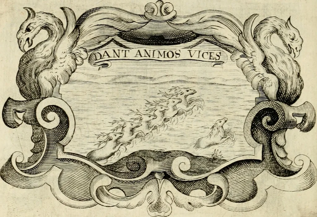 An illustration from De symbolis heroicis libri IX, 1634, leaf 507