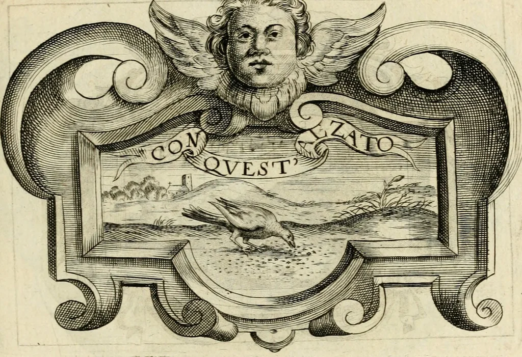 An illustration from De symbolis heroicis libri IX, 1634, leaf 524