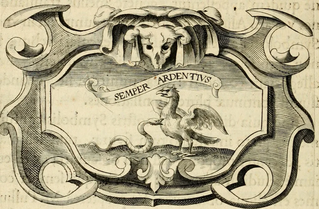 An illustration from De symbolis heroicis libri IX, 1634, leaf 537