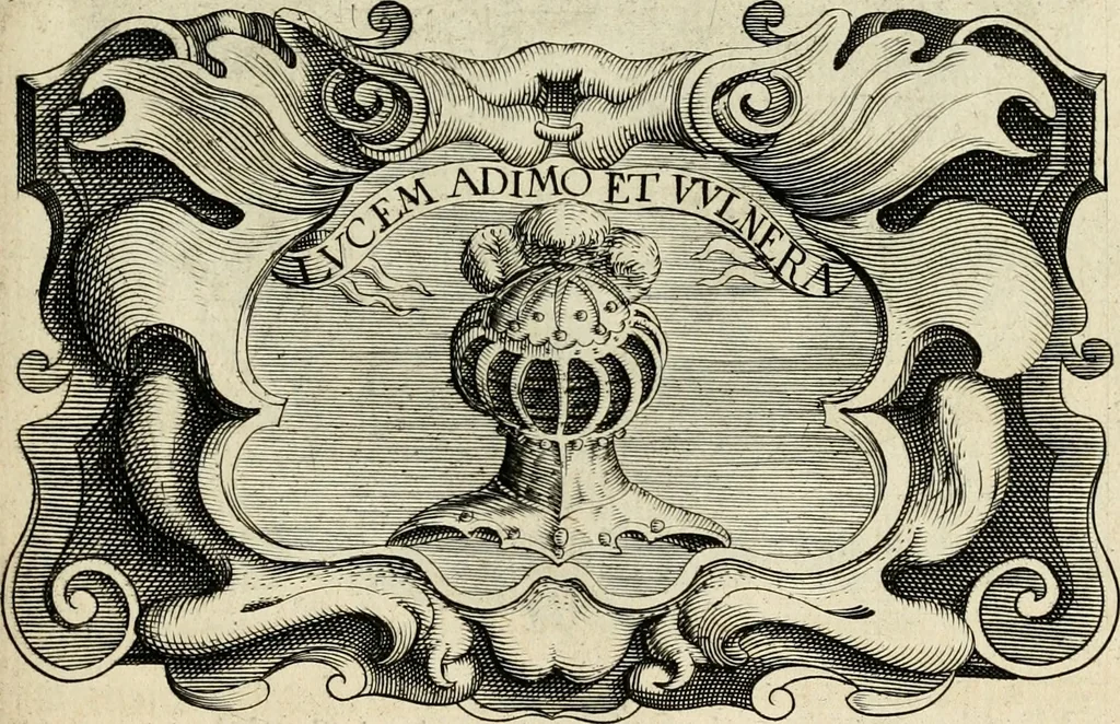 An illustration from De symbolis heroicis libri IX, 1634, leaf 548