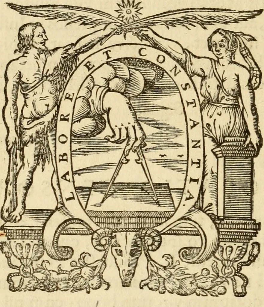 An illustration from De symbolis heroicis libri IX, 1634, leaf 599