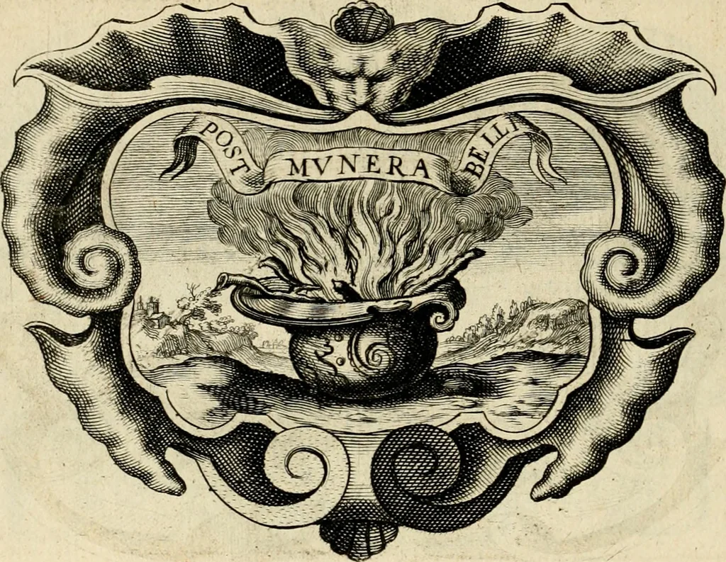 An illustration from De symbolis heroicis libri IX, 1634, leaf 91