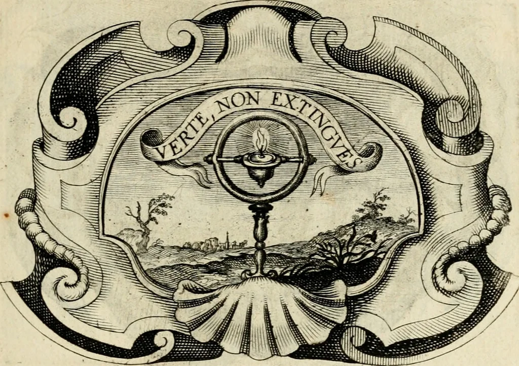 An illustration from De symbolis heroicis libri IX, 1634, leaf 92