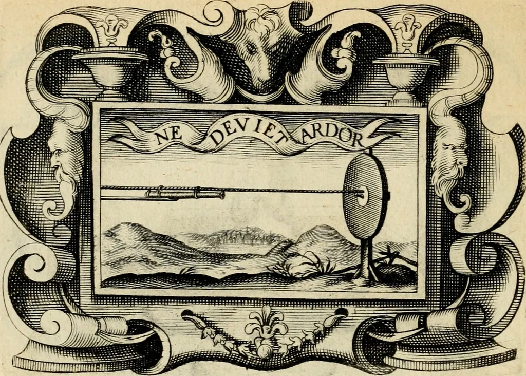 An illustration from De symbolis heroicis libri IX, 1634, leaf 95