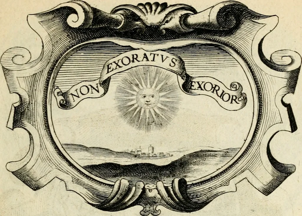 An illustration from De symbolis heroicis libri IX, 1634, leaf 98