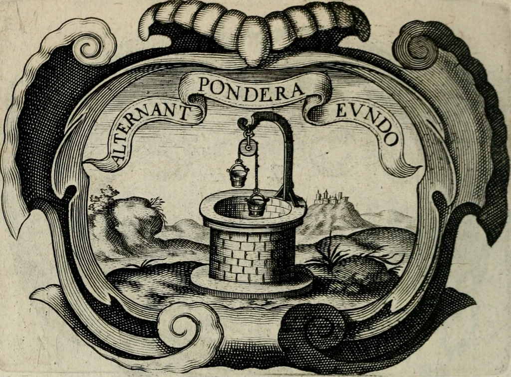 An illustration from De symbolis heroicis, libri IX, 1634, leaf 105
