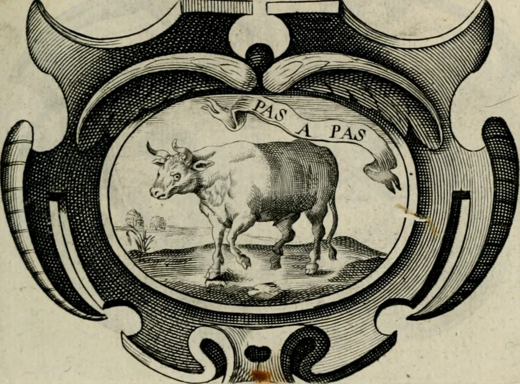 An illustration from De symbolis heroicis, libri IX, 1634, leaf 114
