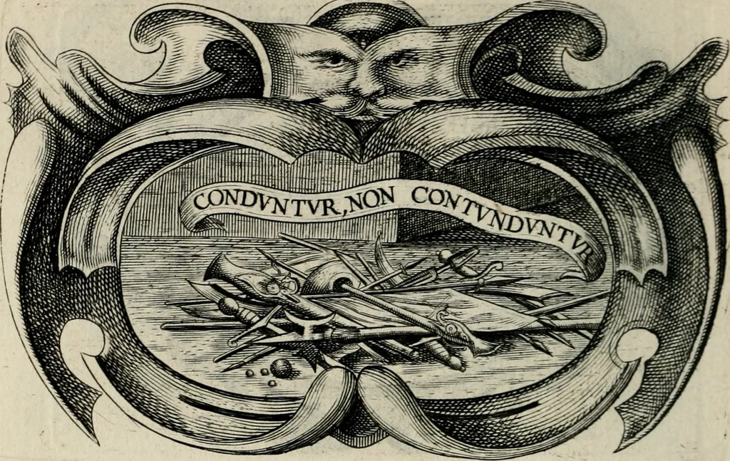 An illustration from De symbolis heroicis, libri IX, 1634, leaf 117