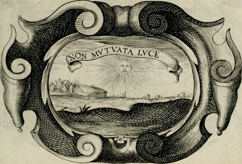 An illustration from De symbolis heroicis, libri IX, 1634, leaf 122