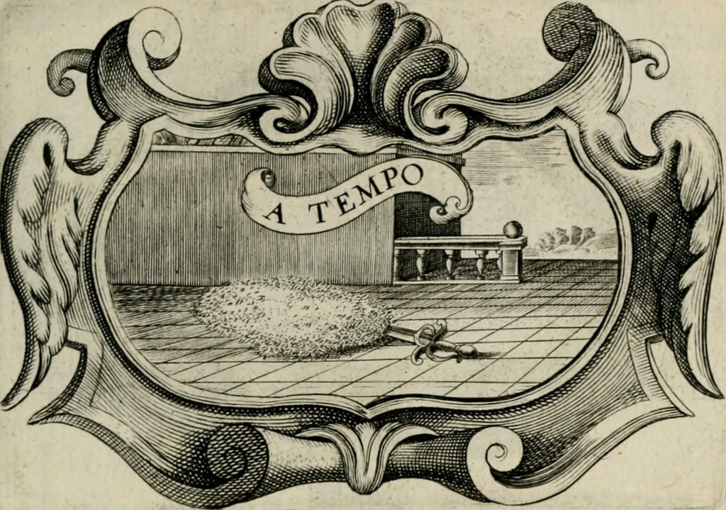 An illustration from De symbolis heroicis, libri IX, 1634, leaf 128