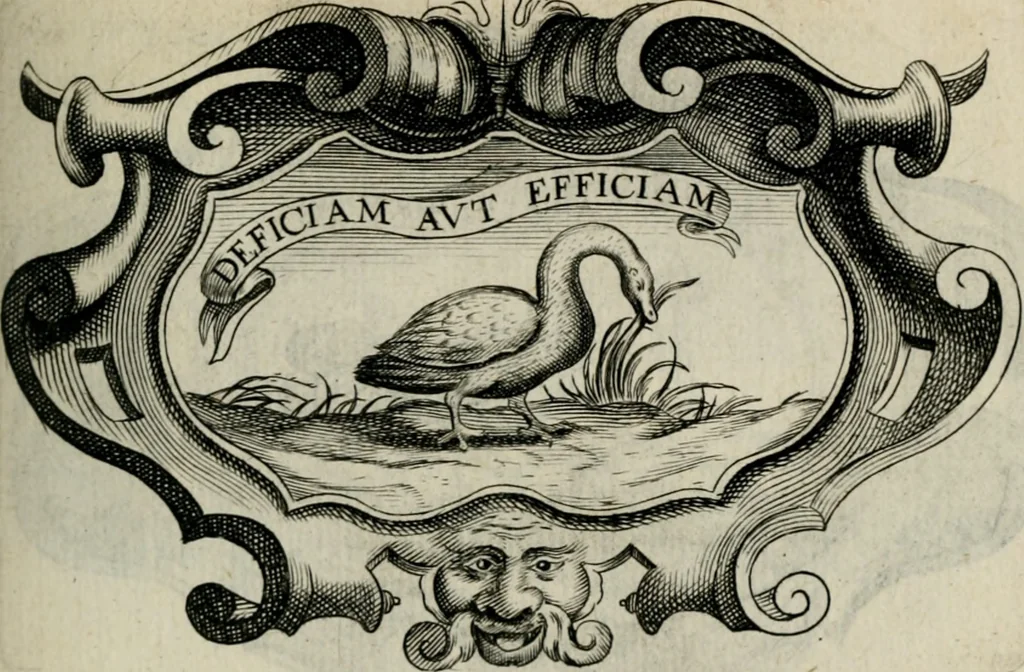 An illustration from De symbolis heroicis, libri IX, 1634, leaf 132