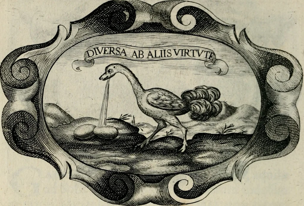 An illustration from De symbolis heroicis, libri IX, 1634, leaf 133