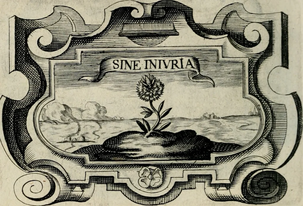 An illustration from De symbolis heroicis, libri IX, 1634, leaf 135