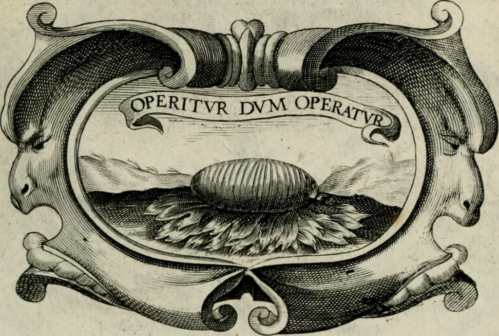 An illustration from De symbolis heroicis, libri IX, 1634, leaf 138