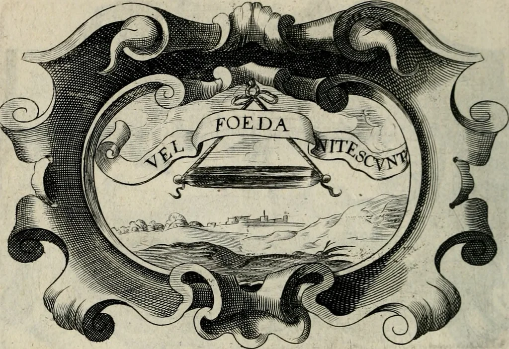 An illustration from De symbolis heroicis, libri IX, 1634, leaf 141