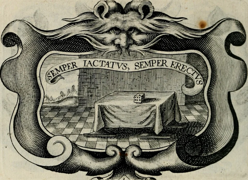 An illustration from De symbolis heroicis, libri IX, 1634, leaf 145